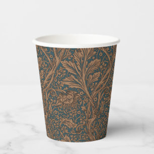 Vintage William Morris Arcadia Nahtlos Pappbecher