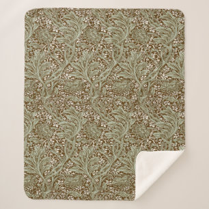 Vintage William Morris Arcadia nahtlos Sherpadecke