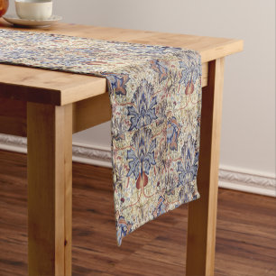 Vintage William Morris Artischocke Kurzer Tischläufer
