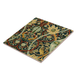 Vintage-William-Morris-Bullerswood-Teppich Fliese