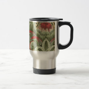 Vintage William Morris Corncockle Blume Reisebecher