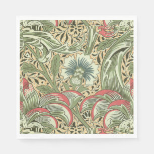 Vintage William Morris Corncockle Blume Serviette