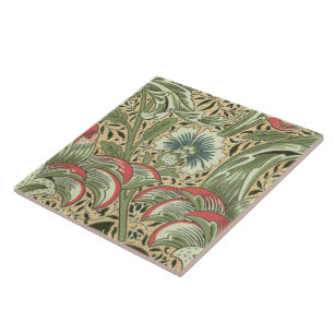 Vintage-William-Morris-Corncockle-Blumen Fliese