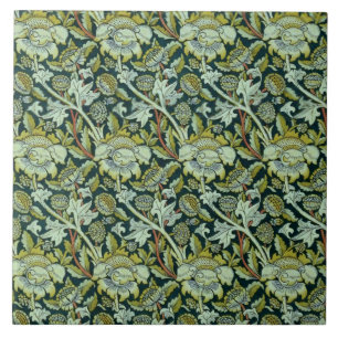 Vintage William Morris Floral Wey-Muster Fliese