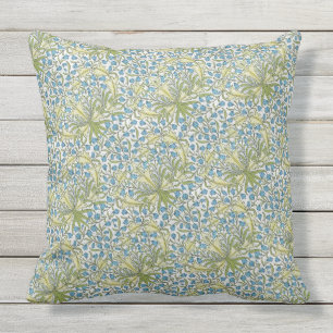  Vintage William Morris Foliage Blume Harebell Kissen