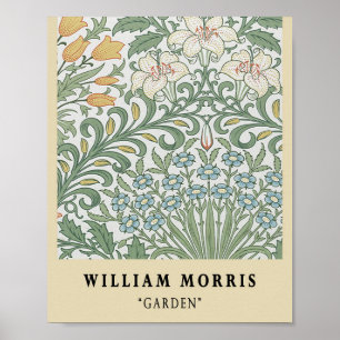 Vintage William Morris Garten Ausstellung  Poster
