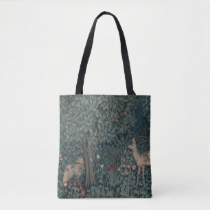 Vintage-William-Morris-Grünanlage-Waldtiere