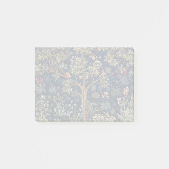 Vintage William Morris–Lebensbaum  Post-it Klebezettel (Vorderseite)