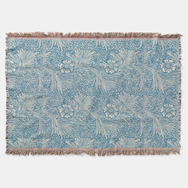 Vintage William Morris Marigold Decke (Vorderseite)