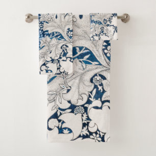 Vintage-William-Morris-Muster Badhandtuch Set