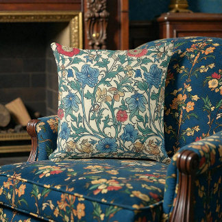 Vintage-William-Morris-Muster Kissen