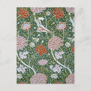 Vintage-William-Morris-Muster Postkarte