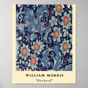 Vintage-William-Morris-Obstgarten-Fruchtmuster  Poster