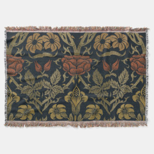 Vintage William Morris Rose und Lilie Decke