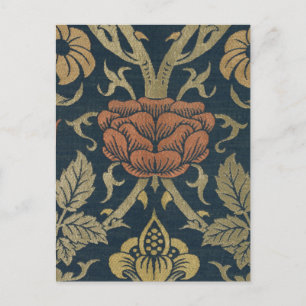 Vintage William Morris Rose und Lilie Postkarte