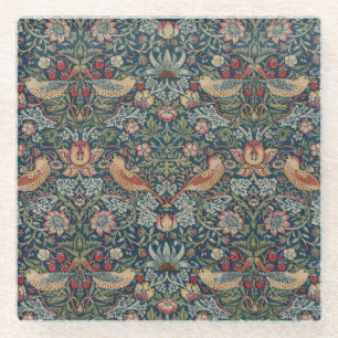 Vintage William Morris Strawberry Thief Glasuntersetzer