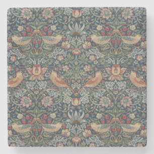 Vintage William Morris Strawberry Thief Steinuntersetzer
