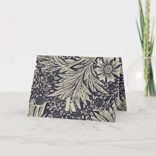 Vintage-William-Morris-Tagetes-Muster-Notizkarte Dankeskarte