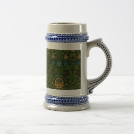 Vintage William Morris Veilchen und Akelei Bierglas