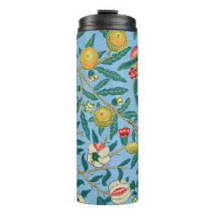 Vintage-William-Morris-'Vier-Früchte'-Muster Thermosbecher