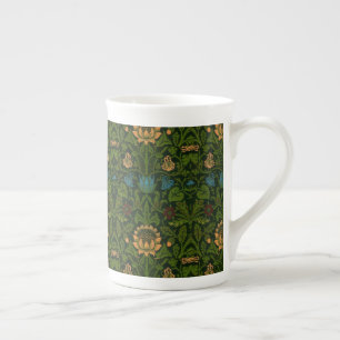 Vintage William Morris Violett und Akelei Prozellantasse