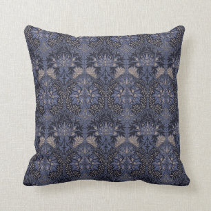 Vintage-William-Morris-Waben-Blumenmuster Kissen
