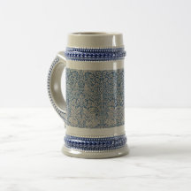 Vintage-William-Morris-Wald-Kaninchen-Vogel-Laub