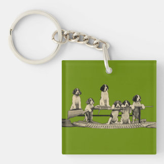 Vintage-Winchester-Feuerwaffen-Hunde-Schlüsselanhä Schlüsselanhänger