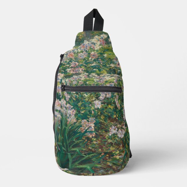 Vintage Windblumen Gemälde von Roger Donoho Crossbody Bag (Vorderseite)