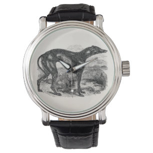 Vintage Windhund-Hunde1800s - Windhund-Hunde Armbanduhr