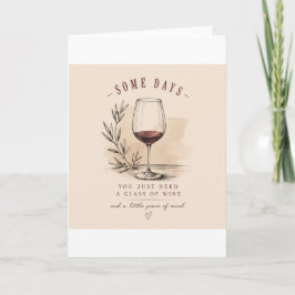 Vintage Wine Lover | Red Wine Design Karte