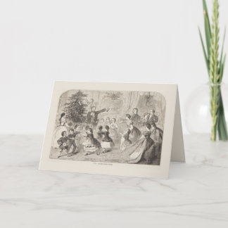 Vintage Winslow Homer Der Weihnachtsbaum viktorian Karte