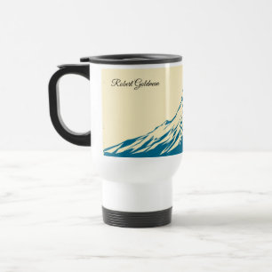 Vintage-Winter-Ski-Club personalisierte Lodge Reisebecher