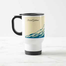 Vintage Winter Ski Club Personalized Lodge Reisebecher