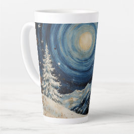 Vintage Winter Weihnachts Escape Milchtasse