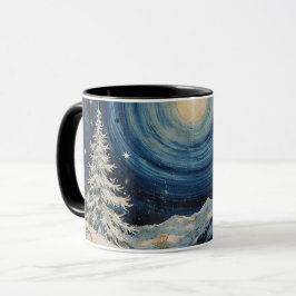 Vintage Winter Weihnachts Escape Tasse