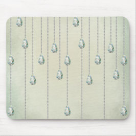 Vintage Winterdiamanten aquamarine Nashörner vikto Mousepad