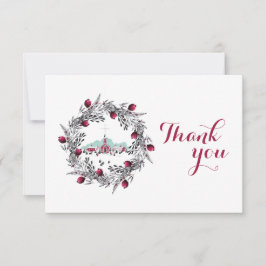 Vintage Winterkirchenszene mit Weihnachtskranz Einladung