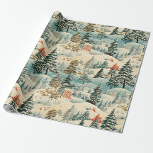 Vintage Winterlandschaft Haven