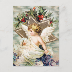 Vintage Winterpostkarte Postkarte