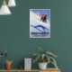 Vintage Wintersportarten Italienische Alpen Poster (Living Room 1)