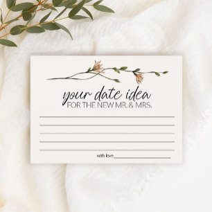 Vintage Winzige Blumige Verabredungsnacht-Idee Sho Briefpapier