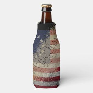 Vintage Wir, die People Betsy Ross Flag Flaschenkühler