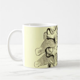 Vintage Wirbel der Anatomie-| Tasse