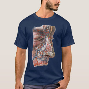 Vintage Wissenschaft menschliche Anatomie, Angesic T-Shirt