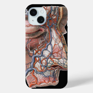 Vintage-Wissenschaft Menschliche Anatomie, Gesicht Case-Mate iPhone Hülle