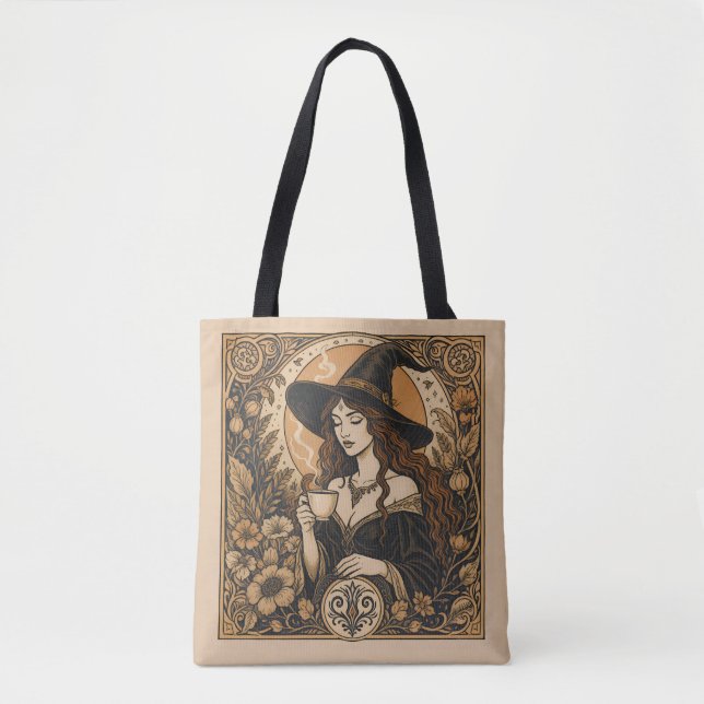 Vintage Witch Tea Time (Vorderseite)