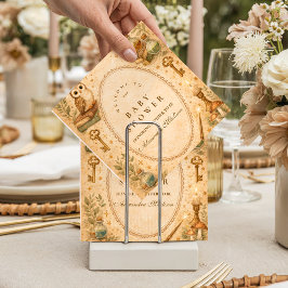 Vintage Wizard Magic Baby Shower Serviette