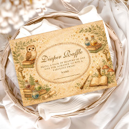 Vintage Wizard MagicDiapper Verlosung Begleitkarte