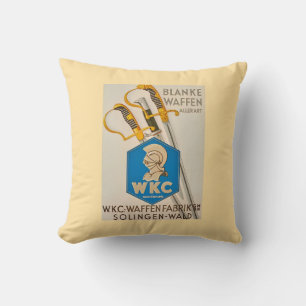 Vintage WKC Solingen  Kissen